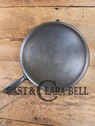 Hard to find! Griswold’s Good Health #9 Cast Iron Round Griddle 621. Fantastic for pizzas pancakes or bacon! Griddle