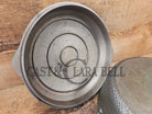 Hard to find 1930’s Hammered AND Duo-Chrome Finish Griswold No. 8 Hinged Dutch Oven w/ Small Logo 2058 - Dutch Ovens