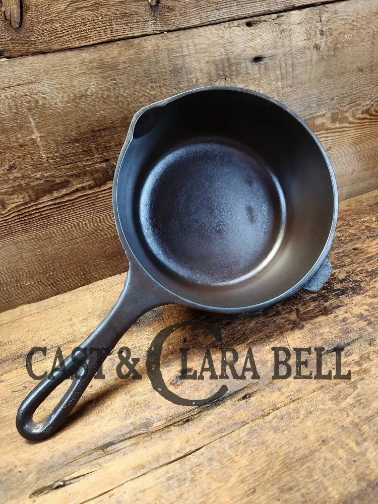 Hard To Find Lovely 1950’S Lodge 3 Quart Cast Iron ’Deep Fryer’ With Tab Assist! Skillet