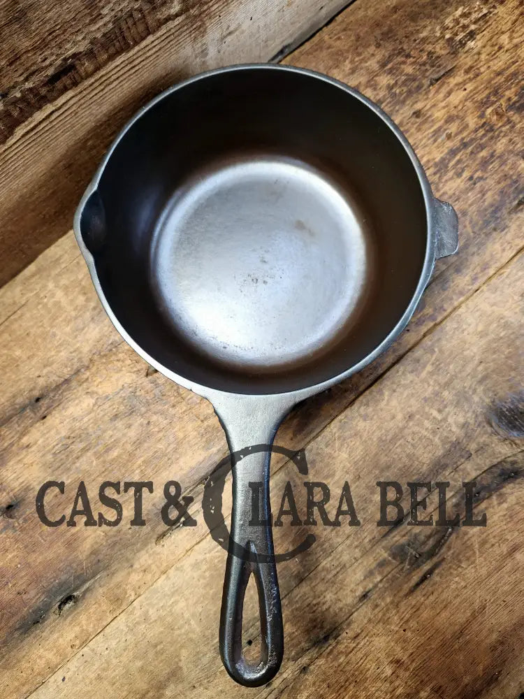 Hard To Find Lovely 1950’S Lodge 3 Quart Cast Iron ’Deep Fryer’ With Tab Assist! Skillet