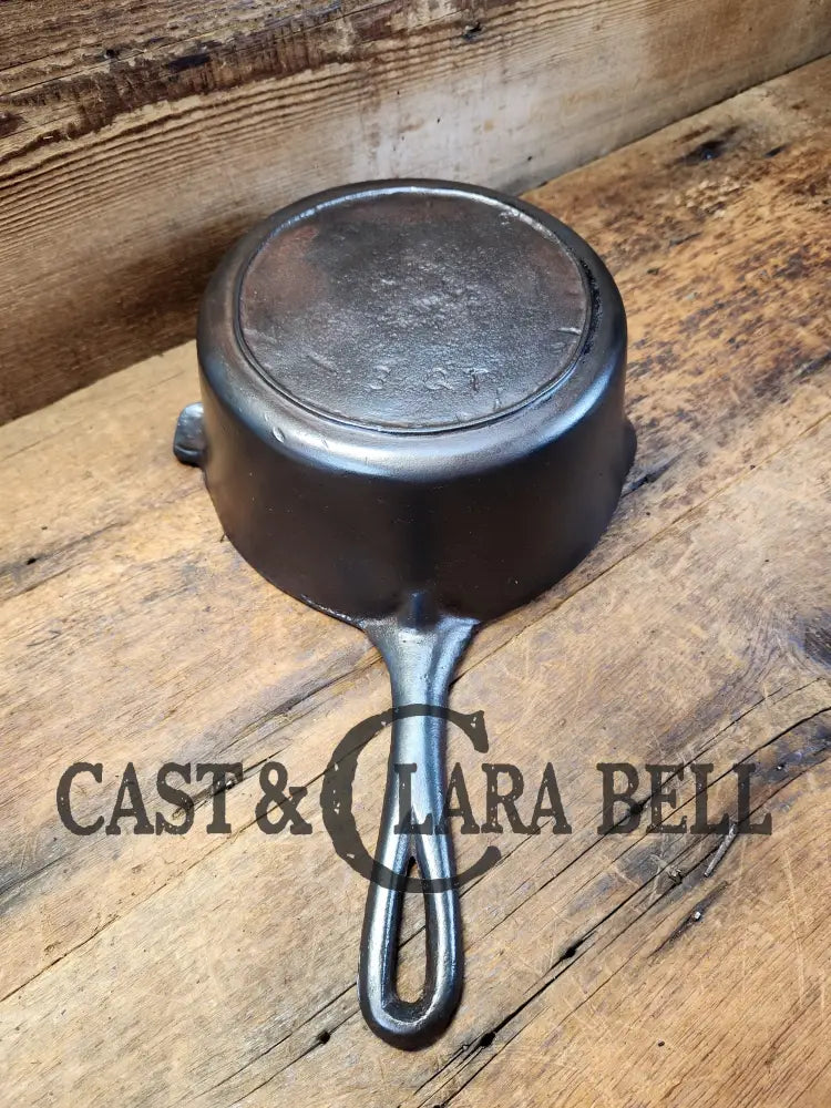 Hard To Find Lovely 1950’S Lodge 3 Quart Cast Iron ’Deep Fryer’ With Tab Assist! Skillet