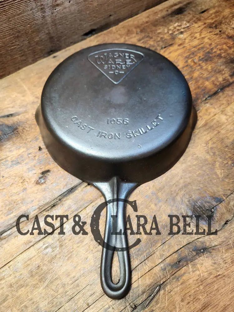 Hard To Find Unique! 1930’S Pie Logo Wagner Ware Sidney - O - #6 Cast Iron Skillet Skillet