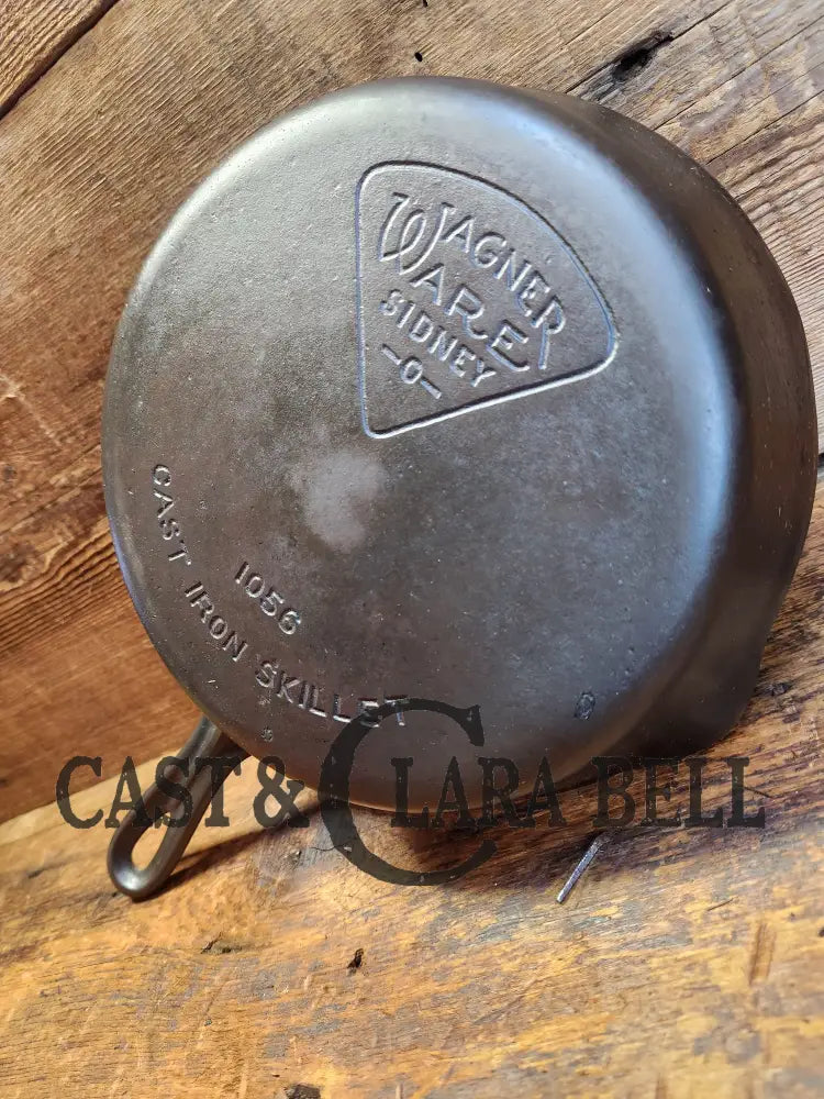 Hard To Find Unique! 1930’S Pie Logo Wagner Ware Sidney - O - #6 Cast Iron Skillet Skillet