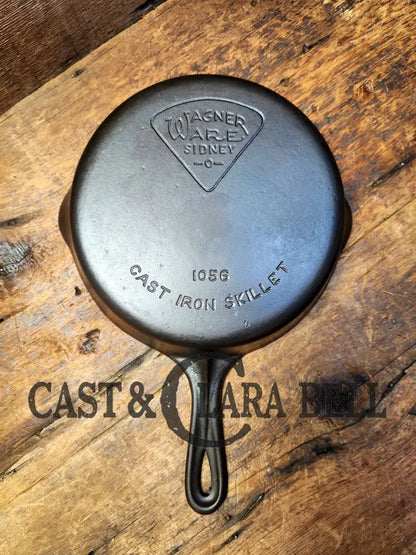 Hard To Find Unique! 1930’S Pie Logo Wagner Ware Sidney - O - #6 Cast Iron Skillet Skillet