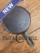 Hard to Find Wagner Sidney -O- #3 Skillet with ’Pie’ Logo and Smooth Bottom 1053 Skillet