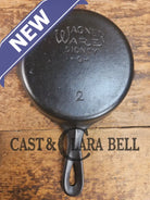 HARD TO FIND! Wagner Ware #2 Cast Iron Skillet. Stylized logo Great collector’s piece Skillet
