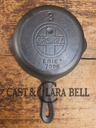Harder to Find! 1910’s Griswold #3 Egg Skillet Large Block Slant Logo 709. So cool! Skillet