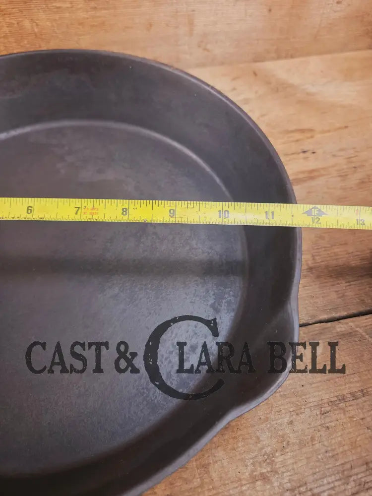 Harder to find big bacon skillet! Early 1900’s Wagner ’Arc Straight’ logo #10 Cast Iron Skillet Skillet