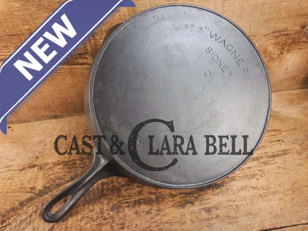 Harder to find big bacon skillet! Early 1900’s Wagner ’Arc Straight’ logo #10 Cast Iron Skillet Skillet