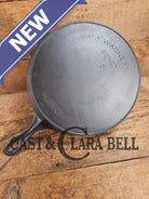 Harder to find big bacon skillet! Early 1900’s Wagner ’Arc Straight’ logo #10 Cast Iron Skillet Skillet