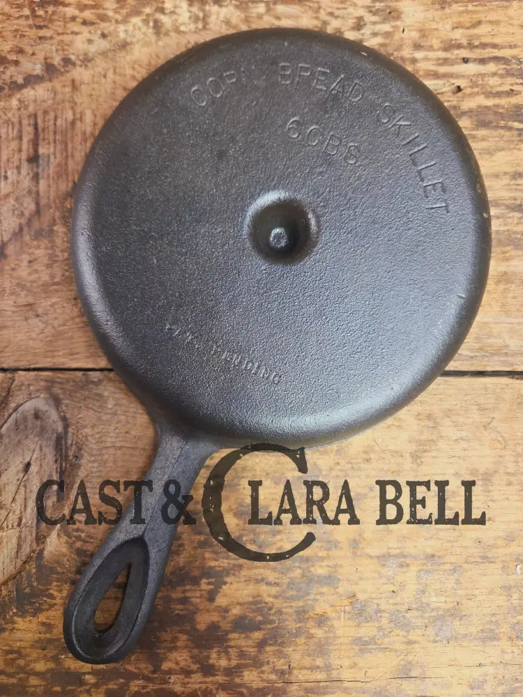 Harder to find! Birmingham Stove & Range Cast Iron Corn Bread Skillet 6 cup. Great gift idea! Skillet