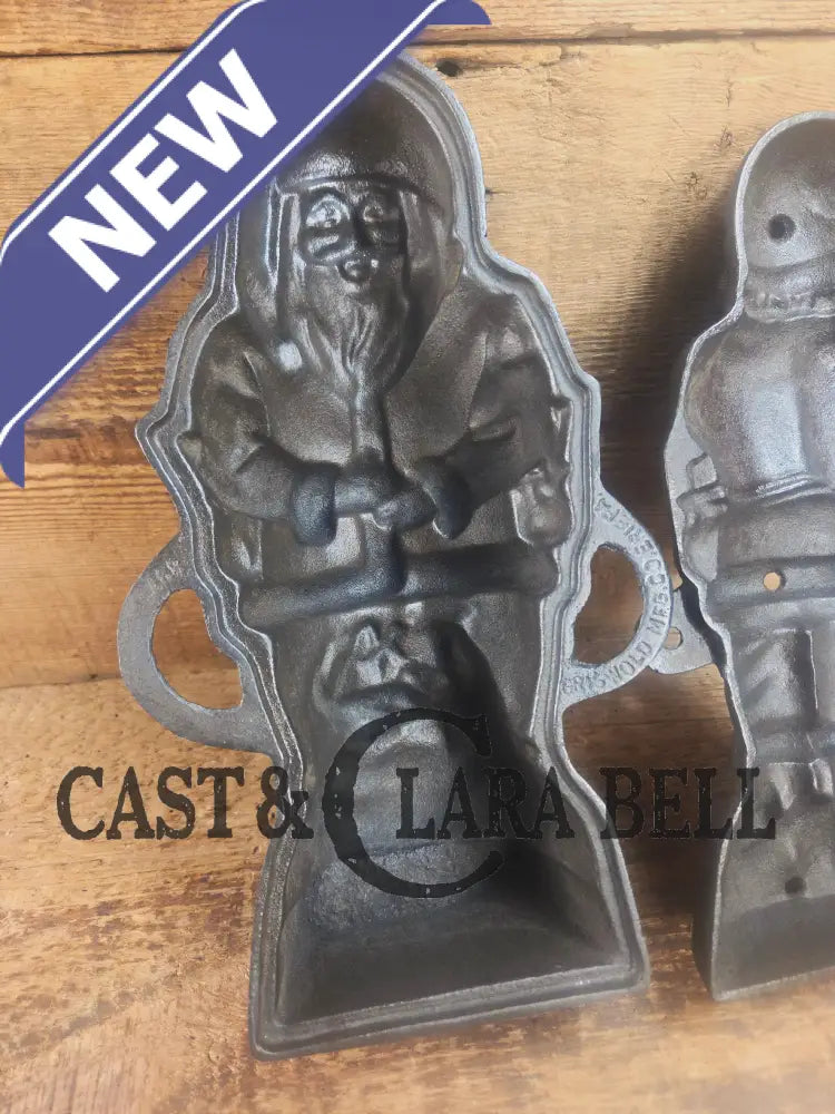 Ho Ho Hold the SHOW!! The Authentic #897/898 Griswold SANTA Cake Mold (Hello Kiddies!). Many copies are out there see