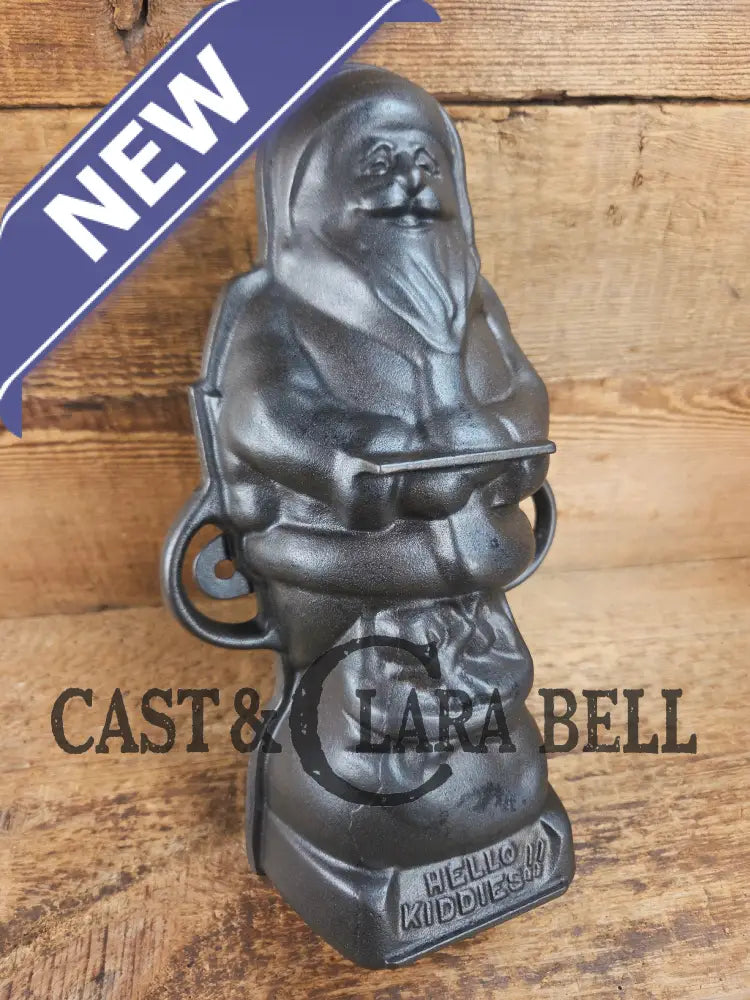 Ho Ho Hold the SHOW!! The Authentic #897/898 Griswold SANTA Cake Mold (Hello Kiddies!). Many copies are out there see