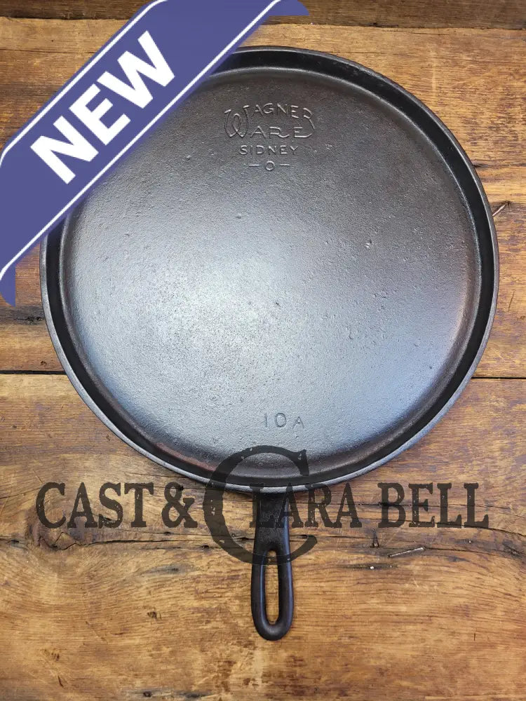 Holy Moly!! 1920’S Wagner Ware #10 Round Griddle With Handle. Ready To Make Delicious Pizzas Or