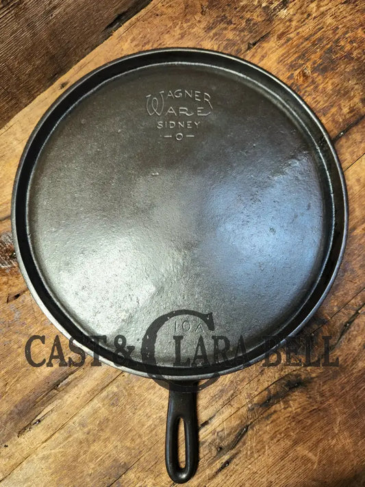 Holy Moly!! 1920’S Wagner Ware #10 Round Griddle With Handle. Ready To Make Delicious Pizzas Or