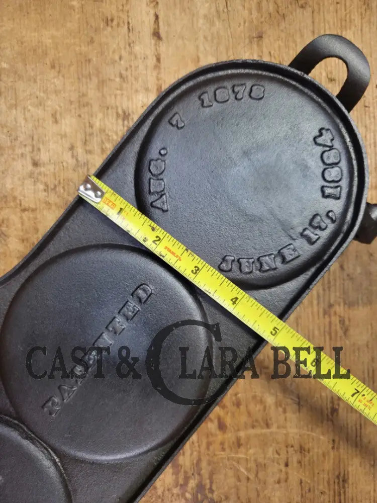 Hot Item!! Late 1800’s Fully Marked Highland Foundry Co pancake flop griddle. Very unique gift idea and new family