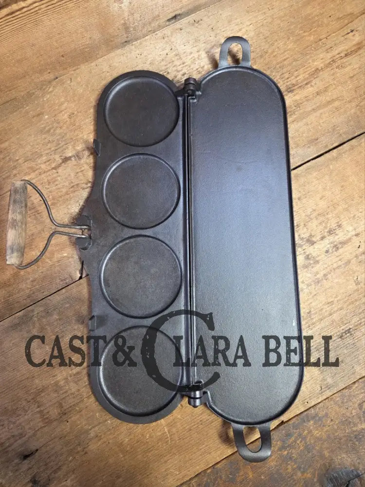 Hot Item!! Late 1800’s Fully Marked Highland Foundry Co pancake flop griddle. Very unique gift idea and new family