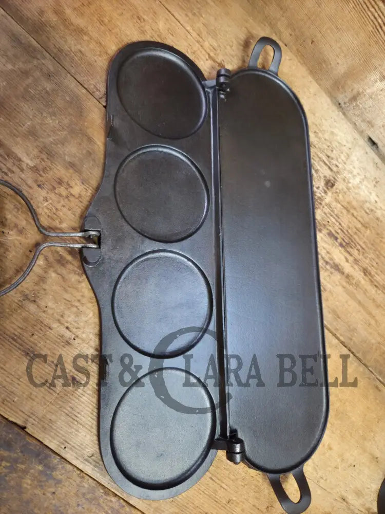 Hot Item!! Late 1800’s Fully Marked Highland Foundry Co pancake flop griddle. Very unique gift idea and new family