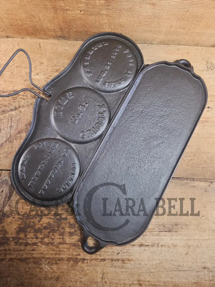Hot Item!! Late 1800’s Fully Marked Highland Foundry Co pancake flop griddle. Very unique gift idea and new family