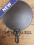 HTF 1890’s Third Series ERIE #9 (1890’s Griswold) Cast Iron Skillet with Heat Ring 711 markings not 712. Skillet