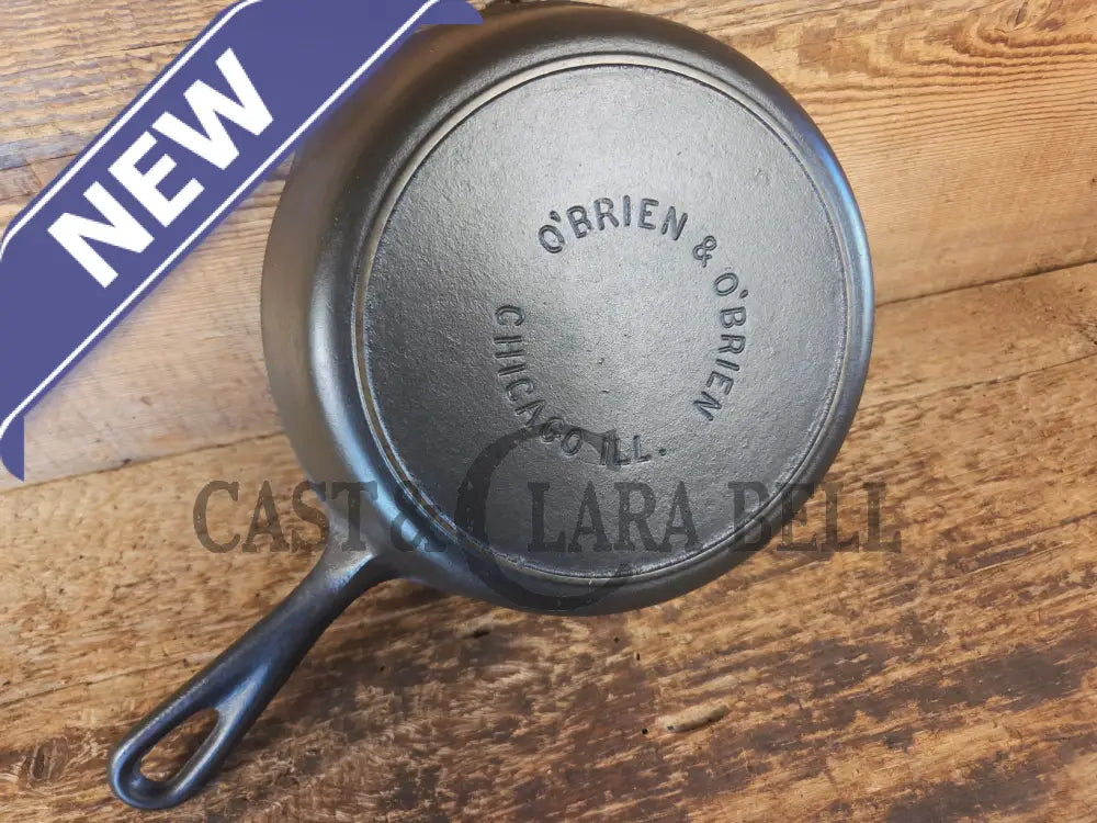 HTF! 1920’s #5 O’Brien and O’Brien (Chicago IL) Cast iron Skillet. Unique for the collector! - Skillet
