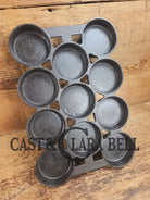 HTF 1920’s Griswold No. 1 Gem Pan Variation 1 11 cup p/n 940. Rarity 4 Bakeware