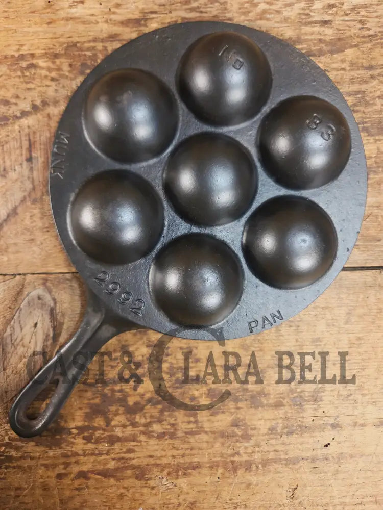 HTF 1920’s Griswold No. 33 Cast Iron Munk Pan 2992 Skillet