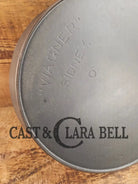 HTF 1920’s Wagner Sidney O #9 ’Arc Straight’ Skillet with Heat Ring. Beautiful design superior performance Skillet