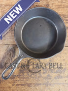 HTF! 1924 Wagner Ware #4 Cast Iron Skillet with Heat Ring 1054. Plating outside black iron inside. Beautiful patina!