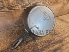 HTF! 1924 Wagner Ware #4 Cast Iron Skillet with Heat Ring 1054. Plating outside black iron inside. Beautiful patina!