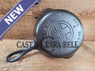 Htf 1930’S Griswold #4 Cast Iron Skillet With Large Block Logo 702 Smooth Bottom. Awesome Piece!