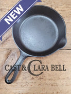 Htf 1930’S Griswold #4 Cast Iron Skillet With Large Block Logo 702 Smooth Bottom. Awesome Piece!