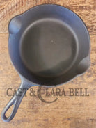 HTF 1930’s Griswold #4 Cast Iron Skillet with Large Block Logo 702 Smooth Bottom. Collector Grade - Skillet