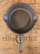 HTF 1930’s Griswold #4 Cast Iron Skillet with Large Block Logo 702 Smooth Bottom. Collector Grade - Skillet