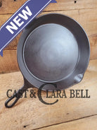 Htf And Gorgeous! 1910’S Wagner Double Straight Logo #10 Cast Iron Skillet. Mint Condition.