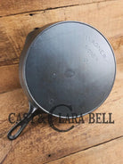 HTF and Gorgeous! Early 1900’s Wagner ’Arc Straight’ logo #10 Cast Iron Skillet. Big skillet for big appetites! Skillet