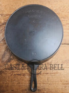 HTF and Gorgeous! Early 1900’s Wagner ’Arc Straight’ logo #10 Cast Iron Skillet. Big skillet for big appetites! Skillet