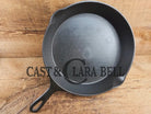 HTF and Gorgeous! Early 1900’s Wagner ’Arc Straight’ logo #10 Cast Iron Skillet. Big skillet for big appetites! Skillet