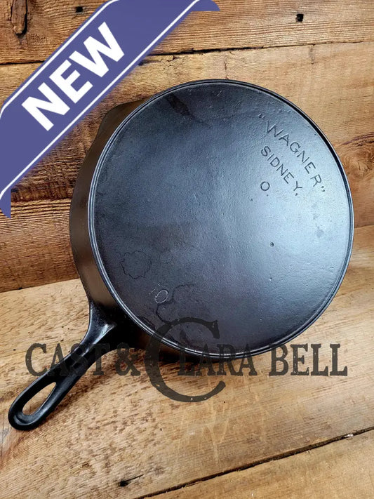 Htf And Gorgeous! Early 1900βS Wagner βArc Straightβ Logo #10 Cast Iron Skillet. Mint