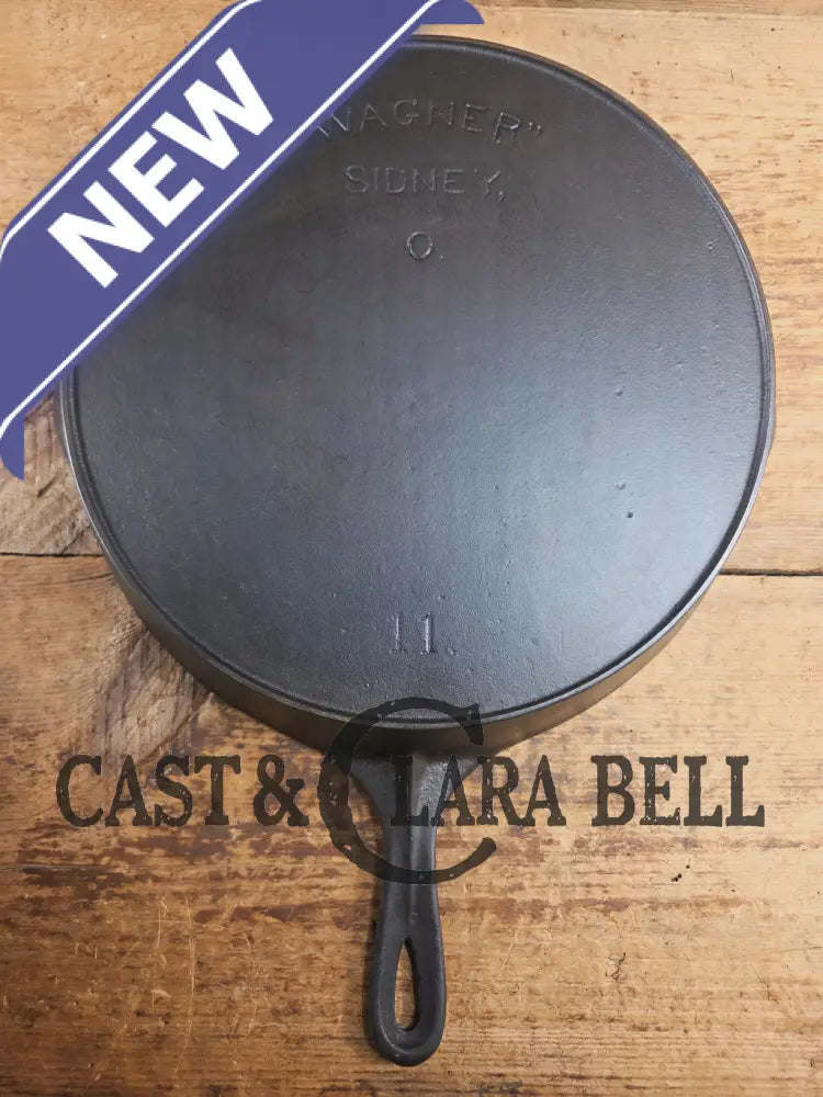 HTF and Gorgeous! Early 1900’s Wagner ’Arc Straight’ logo #11 Cast Iron Skillet Skillet