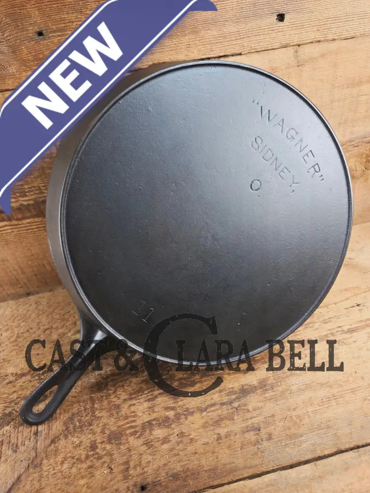 HTF and Gorgeous! Early 1900’s Wagner ’Arc Straight’ logo #11 Cast Iron Skillet Skillet