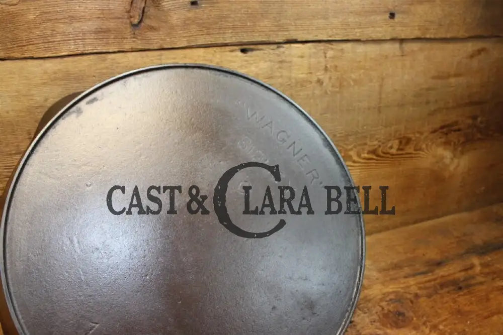 Htf And Gorgeous! Early 1900’S Wagner ’Arc Straight’ Logo #11 Cast Iron Skillet. Skillet