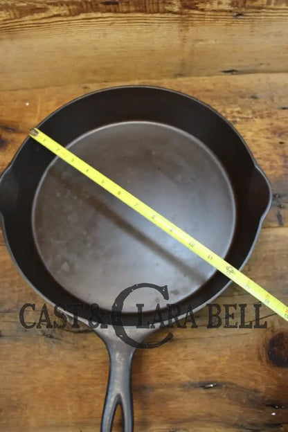 Htf And Gorgeous! Early 1900’S Wagner ’Arc Straight’ Logo #11 Cast Iron Skillet. Skillet