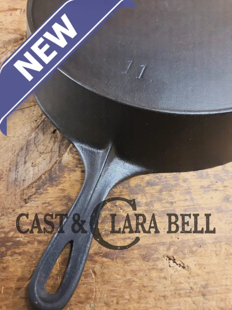 HTF and Gorgeous! Early 1900’s Wagner ’Arc Straight’ logo #11 Cast Iron Skillet Skillet