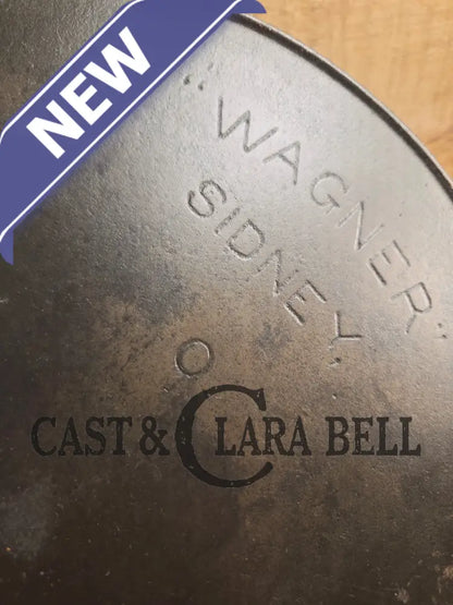 HTF and Gorgeous! Early 1900’s Wagner ’Arc Straight’ logo #12 Cast Iron Skillet Skillet