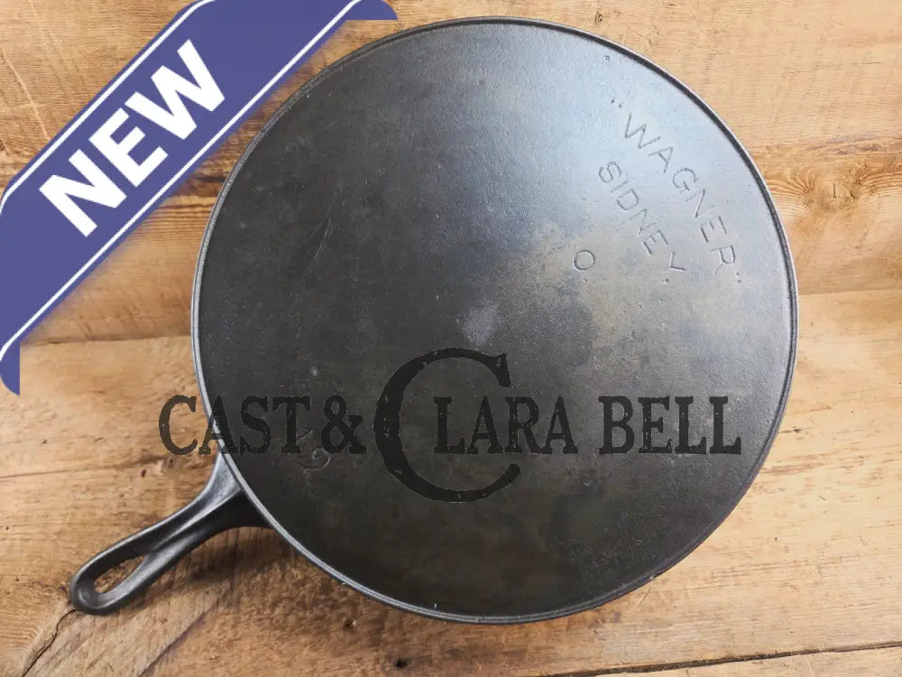 HTF and Gorgeous! Early 1900’s Wagner ’Arc Straight’ logo #12 Cast Iron Skillet Skillet
