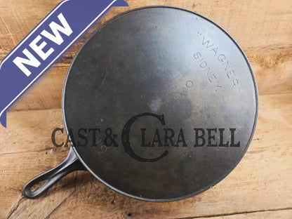 HTF and Gorgeous! Early 1900’s Wagner ’Arc Straight’ logo #12 Cast Iron Skillet Skillet