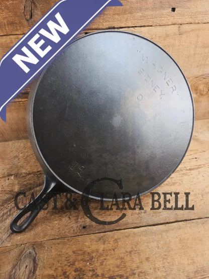 HTF and Gorgeous! Early 1900’s Wagner ’Arc Straight’ logo #12 Cast Iron Skillet Skillet