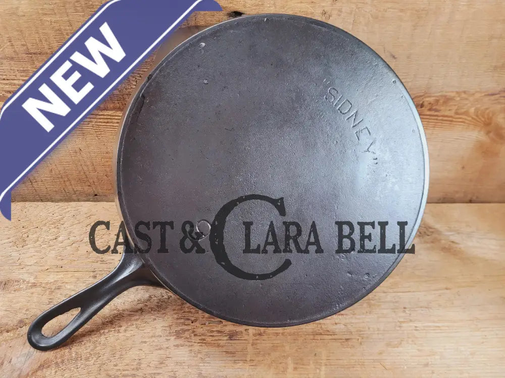 Htf And Gorgeous! Early 1900’S Wagner Made Sidney ’Arc Logo’ #9 Cast Iron Skillet. Very Good