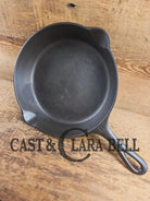 HTF Early 1900’s Griswold #6 Cast Iron Skillet Large Slant Logo 699 B Skillet